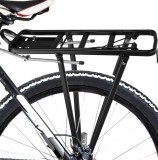 Portbagaj spate pentru bicicleta din aluminiu, 35 kg, negru