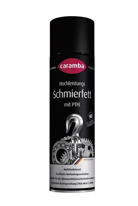 Spray lubrifiera uscata de inalta performanta cu teflon (PTFE) CARAMBA 500 ml; Vaselina