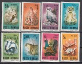 ROMANIA 1985 LP 1123 FAUNA PROTEJATA SERIE MNH