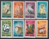 ROMANIA 1985 LP 1123 FAUNA PROTEJATA SERIE MNH, Nestampilat