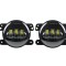 Set 2 proiectoare ceata LED Dacia, Renault, Nissan, lumina alba, diamentru 3.5 98mm, 30W, 12V, carcasa aluminiu, mufa H11, BZRSH