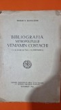 Bibliografia Mitropolitului Veniamin Costachi - Teodor N. Manolache