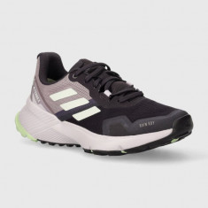 adidas TERREX pantofi Soulstride RAIN.RDY femei, culoarea violet, ID7754