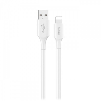 Cablu Date si Incarcare USB-A - Lightning Dudao L2sL, 30W, 1.2m, Alb foto