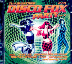 CD 2XCD Various &amp;lrm;&amp;ndash; Disco Fox Party Vol. 2 Nou (SIGILAT) (M) foto