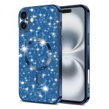 Techsuit - Luxury Glitter MagSafe - iPhone 16 - Deep Blue