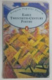 EARLY TWENTIETH - CENTURY POETRY , selected by PAUL DRIVER , 1996 , PREZINTA URME DE UZURA