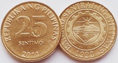 1591 Filipine 25 sentimo 2011 km 271 UNC