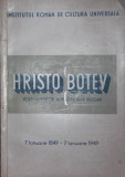 HRISTO BOTEV poet revolutionar bulgar