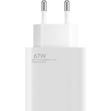 Incarcator Retea MDY-12-EH Turbo Charge pentru Xiaomi , 67W, USB, Alb