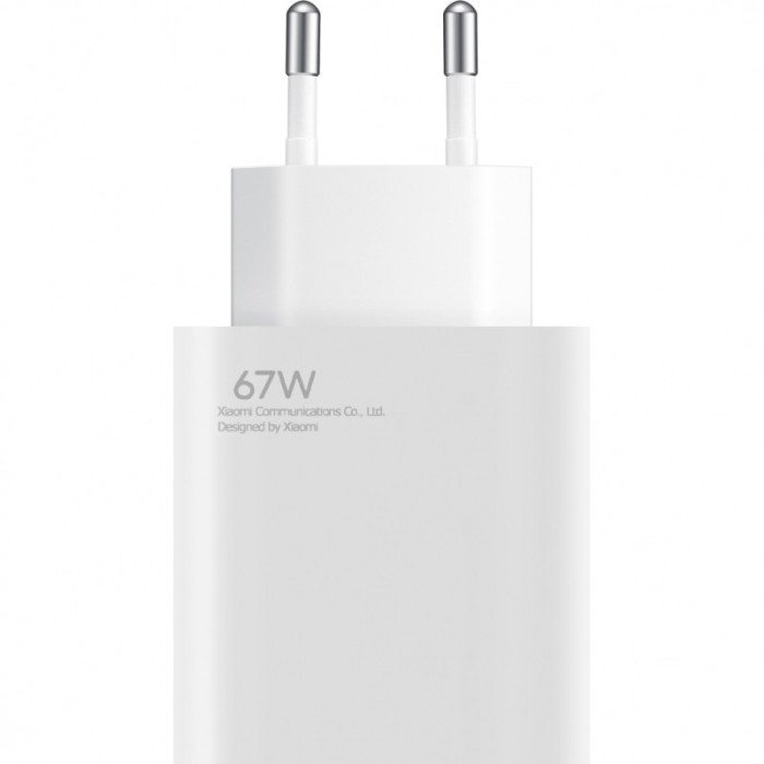 Incarcator Retea MDY-12-EH Turbo Charge pentru Xiaomi , 67W, USB, Alb
