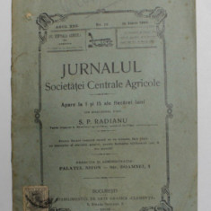 JURNALUL SOCIETATII CENTRALE AGRICOLE , ANUL XIII , NR. 5 , 1 MARTIE 1906