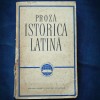 Proza Istorica Latina - Carte Beletristica Antologie