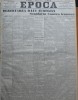 Ziarul Epoca, 4 Noiembrie 1899 ; Dezertarea d-lui Aurelian ; Camera franceza