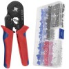 Set cleste de sertizare cu 500 terminali, 0,14-10 mm 2