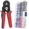 Set cleste de sertizare cu 500 terminali, 0,14-10 mm 2