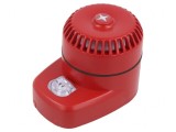 Semnalizator Luminos Acustic cu Sirenă și Lumină Flash LED IP65