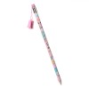 Creion Mare Unicorn 38cm, Radiera &amp; Ascutitoare Roz - Creion Plastic Fete, Desen/Scris