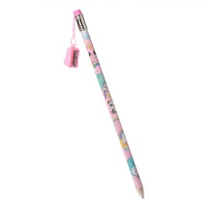Creion Mare, Unicorn, Radieră Roz, Ascuțitoare Roz, 38 cm