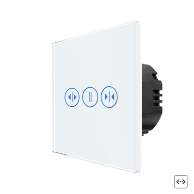 Intrerupator Draperie cu Touch din Sticla LUXION SmartElectro IntelligentHouse foto