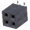 Conector 4 pini, seria {{Serie conector}}, pas pini 2.54mm, NINIGI - ZL264-4DG