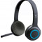 Casti Logitech Over-Head H600 Wireless Black-Blue