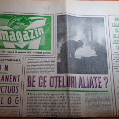 magazin 11 noiembrie 1972-art. combinatul de la targoviste,filmul romanesc ceata