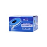 Leucoplast plastic transparent , 2.5 cm x 5 m, Minut