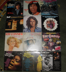 vinyl/vinil Dionne Warwicke,Les Humphries Singers,Ray Conniff,Peter Maffay,BAP foto