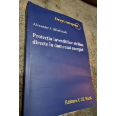 Alexander J. Belohlavek - Protectia Investitiilor Straine directe in domeniul energiei