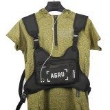 Rucsac tip vesta unisex, Fenros GT3762, Negru