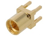 Soclu MMCX Mamă 50&Omega; Aurit PTFE