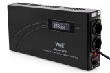 Stabilizator automat de tensiune cu releu 1500VA 900W, Well, resigilat ADS-AVR-REL-SLIMPOWER1500-WL