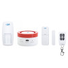 Sistem de alarma wireless PNI Safe House PG600LR, sistem inteligent de securitate pentru casa, conectare wireless, alarma antiefractie, alarma fara fi