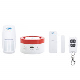 Sistem de alarma wireless PNI Safe House PG600LR, sistem inteligent de securitate pentru casa, conectare wireless, alarma antiefractie, alarma fara fi