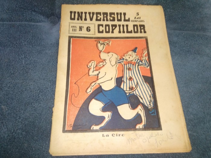 REVISTA UNIVERSUL COPIILOR NR 6 1927