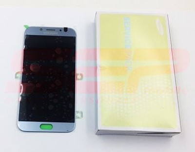 LCD+Touchscreen Samsung Galaxy J7 2017 / J730 SILVER original foto