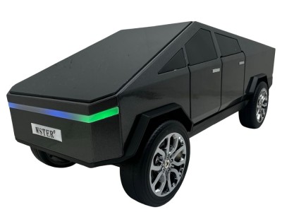 Boxa Bluetooth Tesla Cybertruck WS-580 cu lumini LED ecran touch si design futurist foto