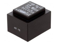 Transformator &icirc;ncapsulat 6VA 230V AC 12V 250mA PCB