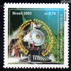 BRAZILIA 2003, Locomotiva, Transport, serie neuzata, MNH