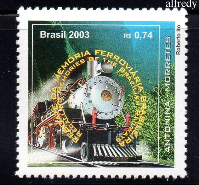 BRAZILIA 2003, Locomotiva, Transport, serie neuzata, MNH