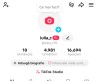 V&acirc;nd cont de tiktok aproape 5k pe romania
