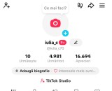 V&acirc;nd cont de tiktok aproape 5k pe romania