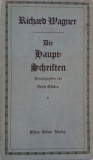 Die Hauptschriften, vol. 1 - Richard Wagner