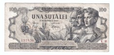 ROMANIA 100 LEI 5 DECEMVRIE DECEMBRIE 1947 STARE F BUNA SPRE XF