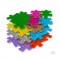 Covoras ortopedic senzorial puzzle Set Mediu 2A