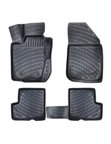 Set covorase auto din cauciuc tip tavita pentru Dacia Duster 4X2 Prestige 2017-2022