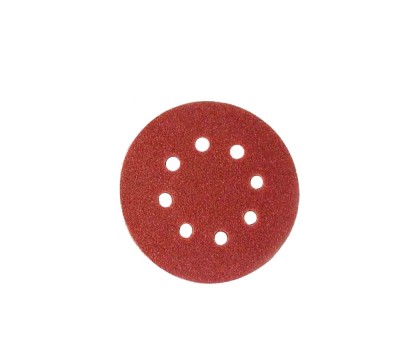 Banda smirghel cu gauri &amp;oslash;125mm К120, set 10 piese, Raider 181102 foto