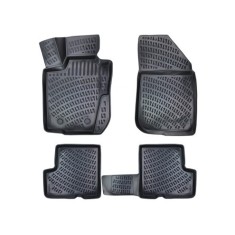 Set covorase auto din cauciuc tip tavita pentru Dacia Logan I Mcv 2004-2012