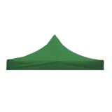 Prelata acoperis cort tip pavilion eMazing, 3 x 3 m, impermeabila, invelis din material textil oxfort 700D, cauciucat Verde